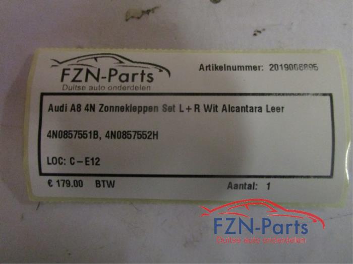 Zonneklep set Audi A8 (22727901)