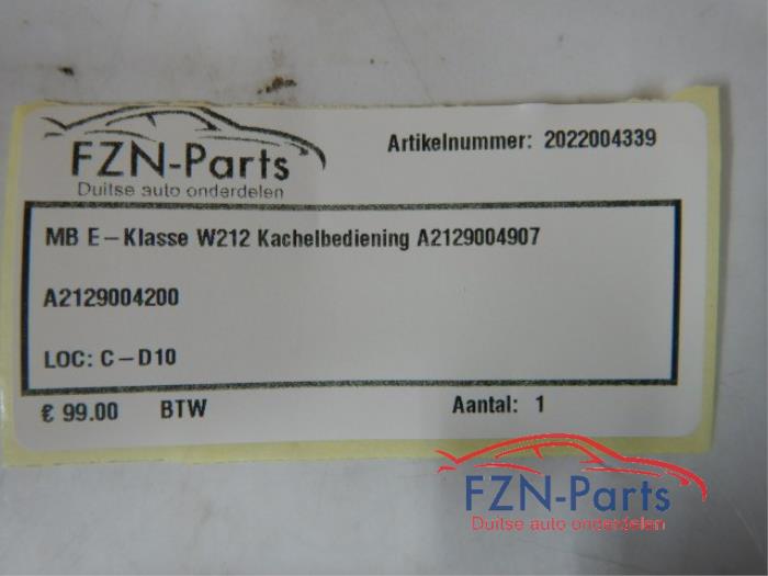 Climatronic Paneel Mercedes E-Klasse (22733179)