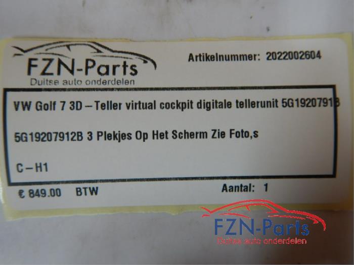 Kilometerteller KM Volkswagen Golf (22742747)