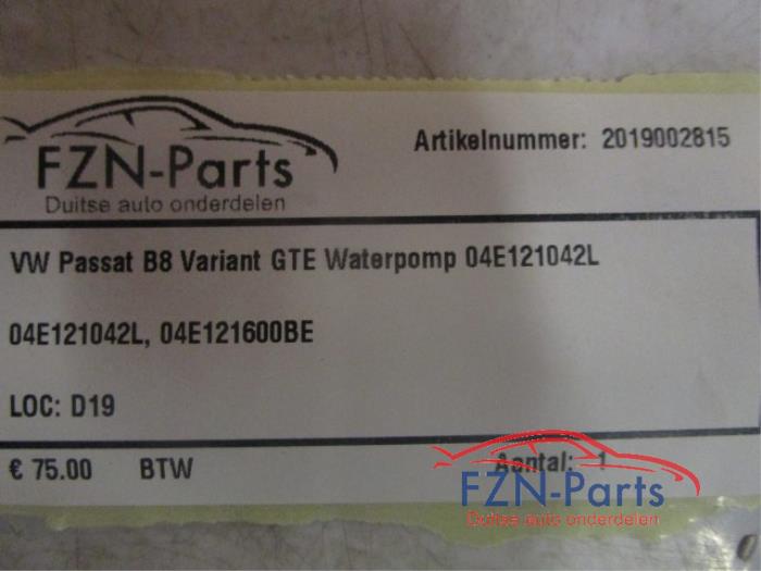 Waterpomp Volkswagen Passat (22729301)