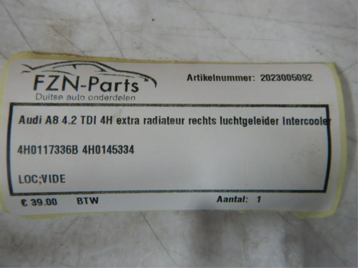 Luchtgeleider Audi A8 (22735673)