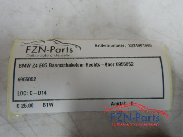 Elektrisch Raam Schakelaar BMW Z4 (22729116)