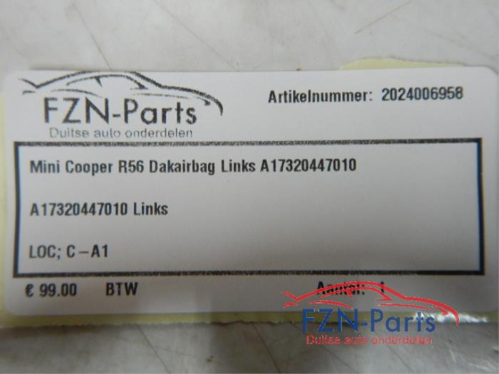 Mini Cooper R56 Dakairbag Links