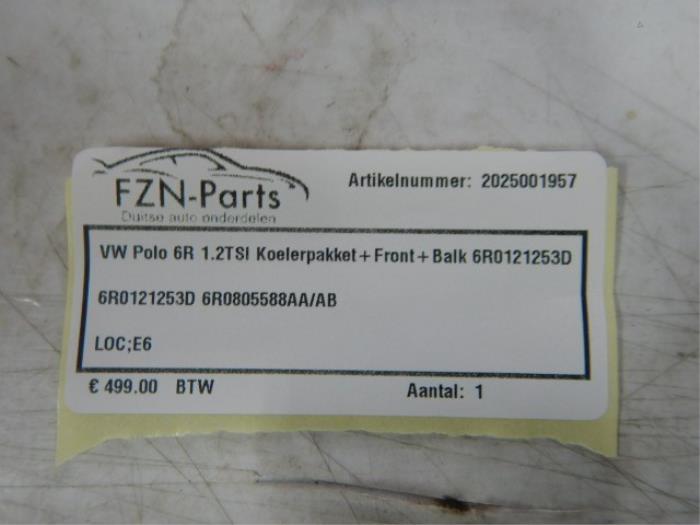 Koelerset Volkswagen Polo (22726805)