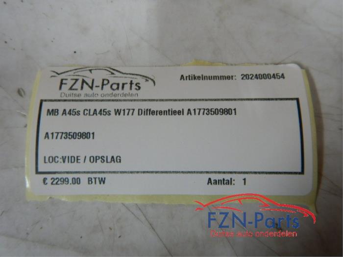 Differentieel achter Mercedes A-Klasse (22733862)