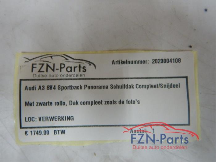 Panoramadak Audi A3 (22729948)