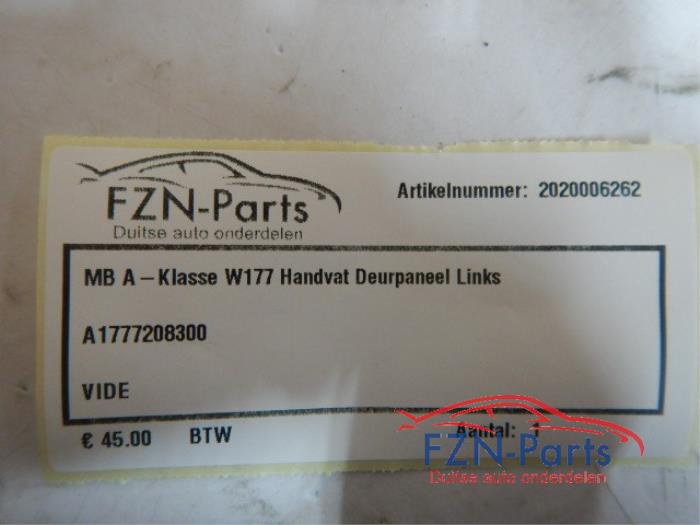 Handgreep Mercedes A-Klasse (22743216)