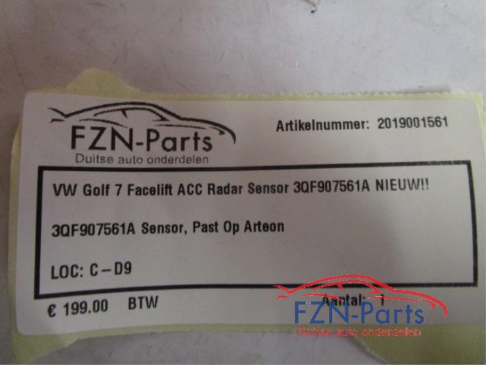 Radar sensor Volkswagen Golf (22745466)