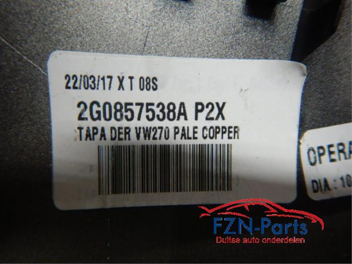 VW Polo 2G Spiegelkap Rechts LP2X