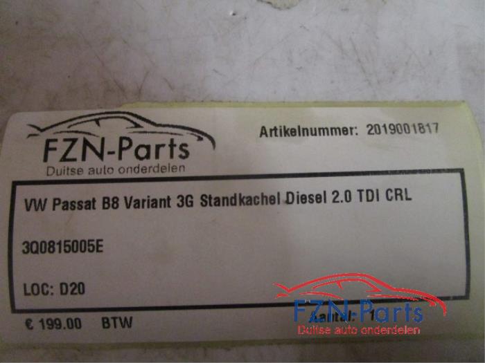 VW Passat B8 Variant 3G Standkachel Diesel