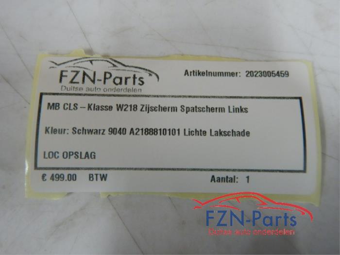 Mercedes Benz CLS Klasse W218 Zijscherm Spatscherm Links