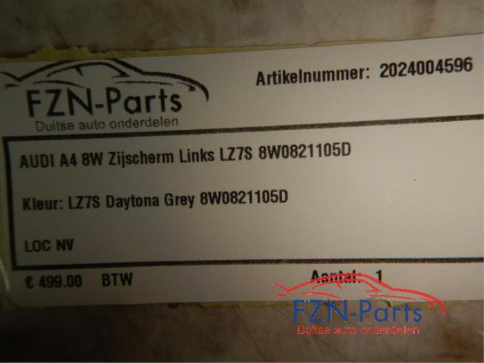 Audi A4 8W Zijscherm Links LX7R