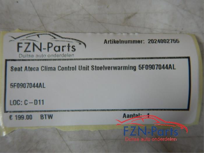 Climatronic Paneel Seat Ateca (22733174)