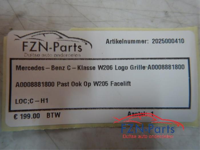 Mercedes-Benz C-Klasse W206 Logo Grille