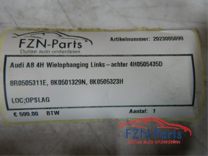 Wielophanging links-achter Audi A8 (22729553)