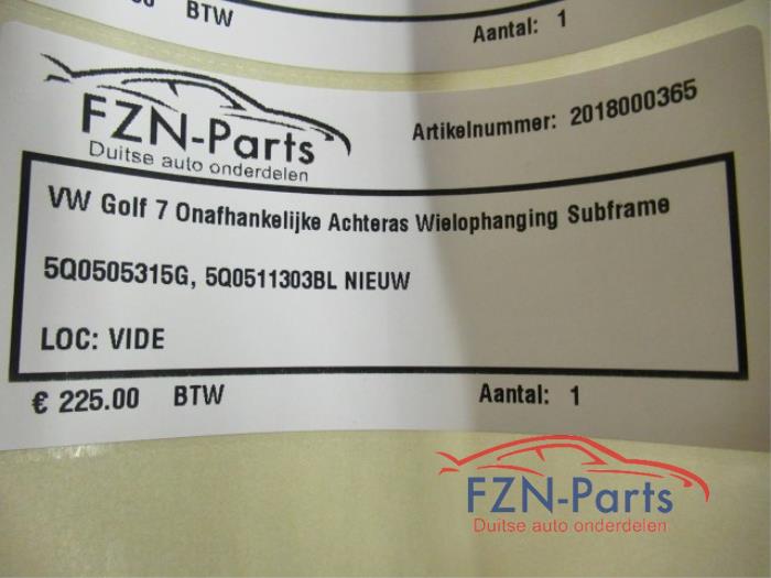 Subframe Volkswagen Golf (22726183)