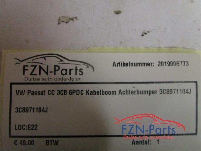 VW Passat CC 3C8 6PDC Kabelboom Achterbumper