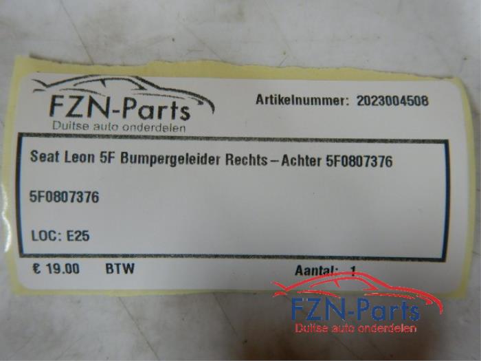 Seat Leon 5F Bumpergeleider Rechts-achter