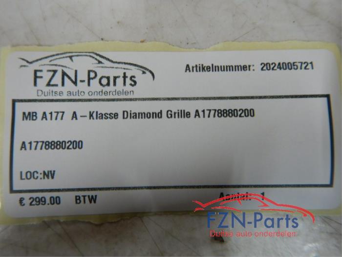 Mercedes-Benz W177 A-klasse Diamond grille