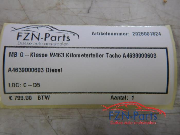 Kilometerteller KM Mercedes G-Klasse (22735290)