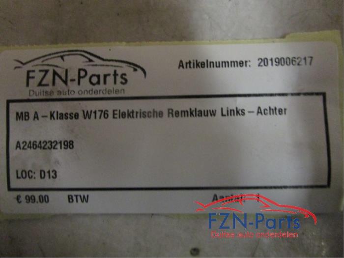Mercedes-Benz W176 Elektrische Remklauw Links-achter