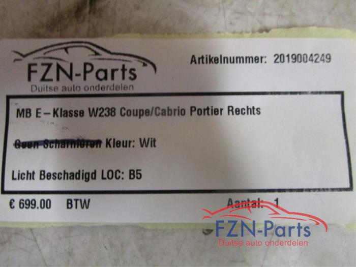 Portier 2Deurs rechts Mercedes E-Klasse (22745411)