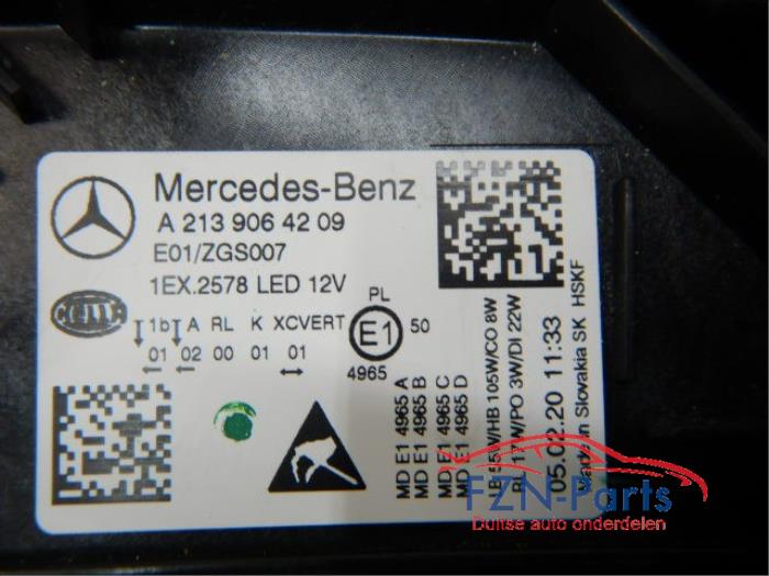 Mercedes-Benz E-Klasse W213 Facelift Koplamp Rechts VOLLED Multibeam