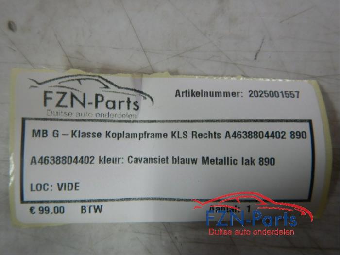 Mercedes-Benz G-Klasse W463 koplampframe KLS Rechts