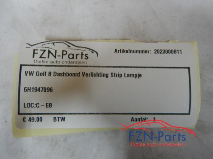 VW Golf 8 Dashboard Verlichting Strip Lampje