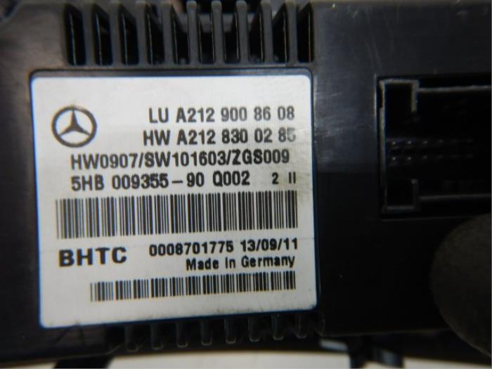 Climatronic Paneel Mercedes E-Klasse (22733162)