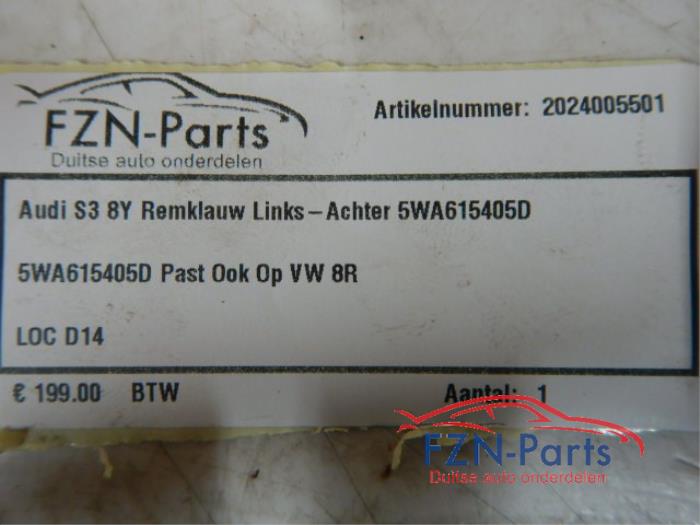 Audi S3 8Y Remklauw Elektrisch Links-achter