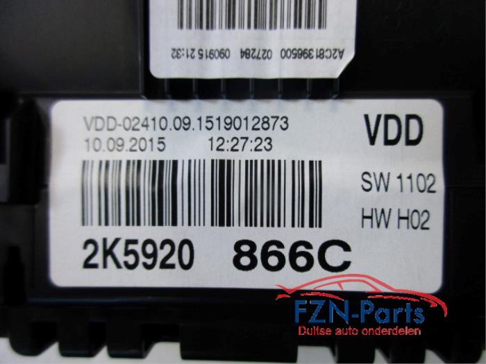 Kilometerteller KM Volkswagen Caddy (22735274)