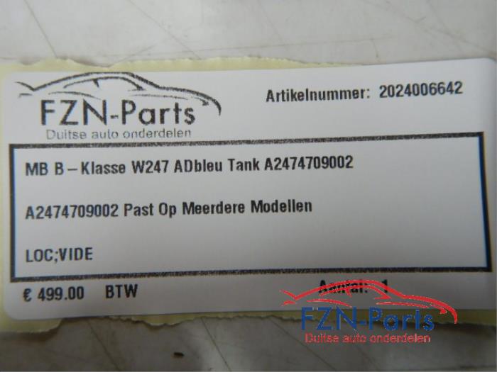 Adblue tank Mercedes B-Klasse (22729241)