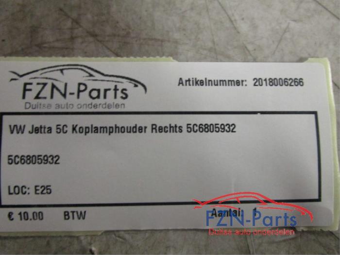 Koplampframe rechts Volkswagen Jetta (22742626)