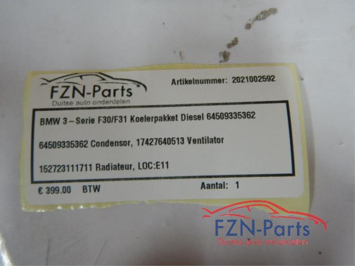 Koelerset BMW 3-Serie (22726883)