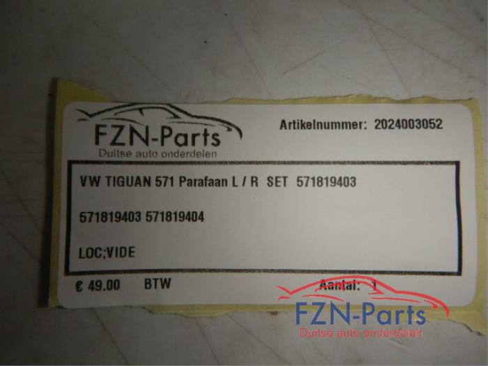 VW Tiguan 571 Parafaan L + R Set