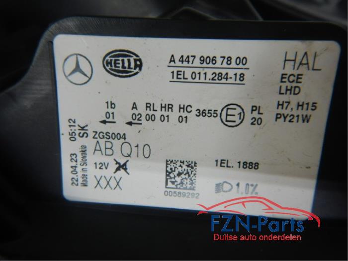 MB Vito A447 Koplamp Rechts Halogeen H7 Rechts R