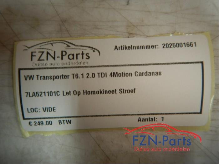 Tussenas Volkswagen Transporter (22744791)