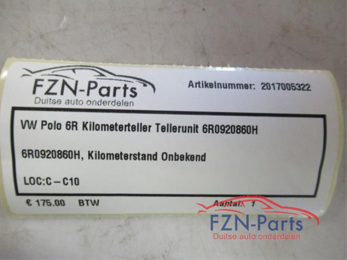 Kilometerteller KM Volkswagen Polo (22735323)