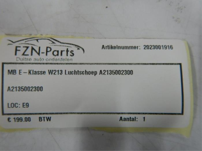 Luchtgeleider Mercedes E-Klasse (22744568)
