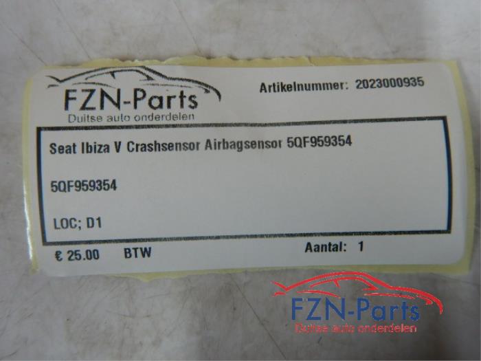 Seat Ibiza V Crashsensor Airbagsensor