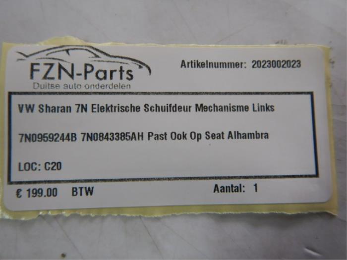Schuifdeur motor links Volkswagen Sharan (22744357)
