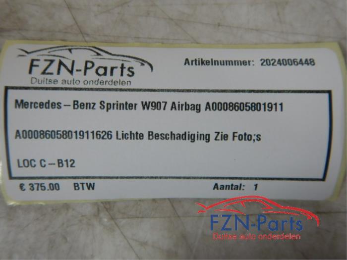 Airbag links (Stuur) Mercedes Sprinter (22730511)