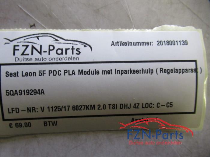 Seat Leon 5F PDC PLA Module met Inparkeerhulp (Regelapparaat)