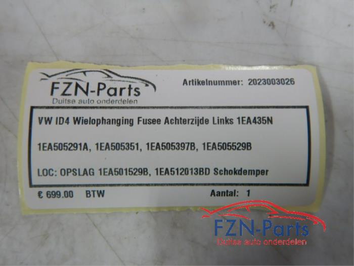 VW ID4 Wielophanging Fusee Achterzijde Links