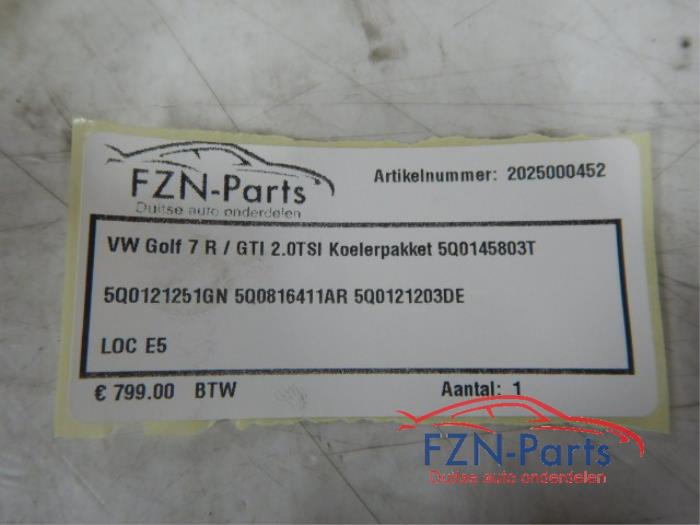 Koelerset Volkswagen Golf (22726819)