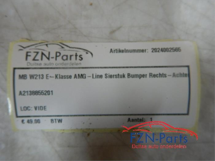 Uitlaatsierstuk Mercedes E-Klasse (22742358)