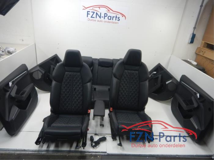 Audi A3 S3 8Y Interieur Leder Leer Compleet Voorstoelen VerstelbaarVoorstoelen VerwarmbaarWitte StikselsVerlichte Deurpanelen RHDInterieur, Voorstoelen, Achterbank, Deurpanelen, A3 S3 8Y