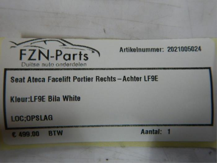 Portier 4Deurs rechts-achter Seat Ateca (22723905)