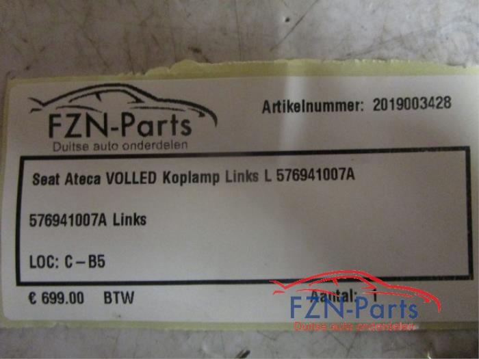 Seat Ateca VOLLED Koplamp Links L